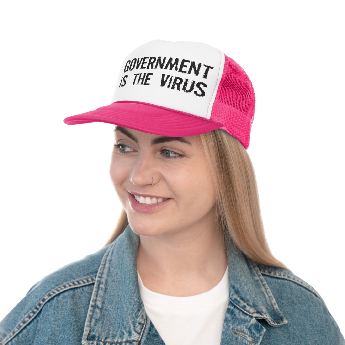 GOVERNMENT IS THE VIRUS HAT- VARIANT 1