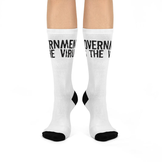 GOVERNMENT IS THE VIRUS SOCKS